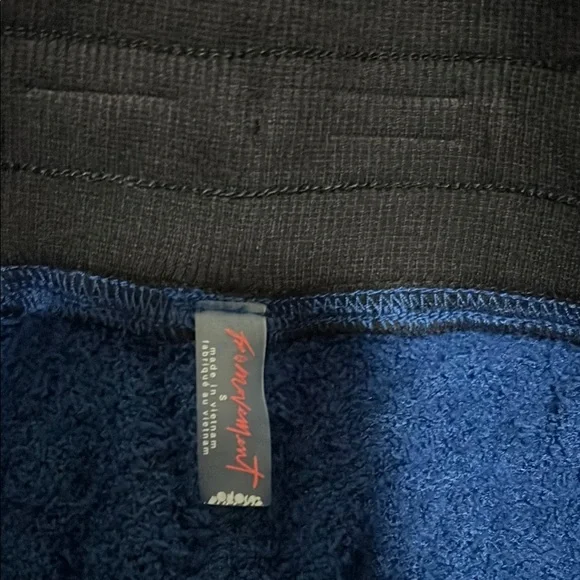 Free people, movement Blue and Black Fleece Joggers - Picture 3 of 9